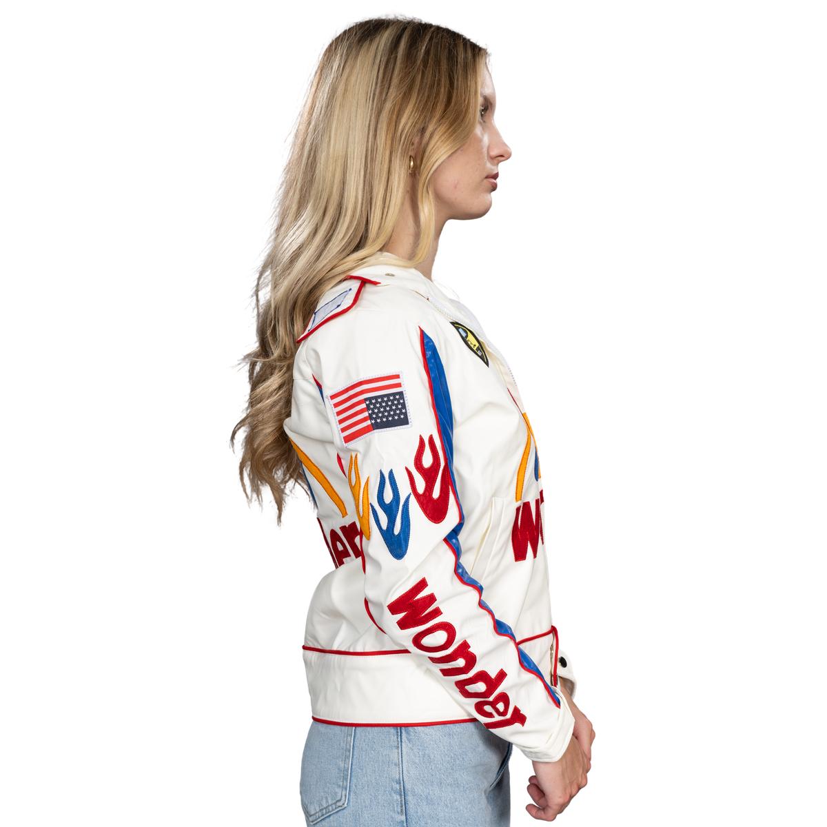 Wonder Bread Talladega Replica Stock Car Racing Movie Halloween Cosplay Costume Jacket
