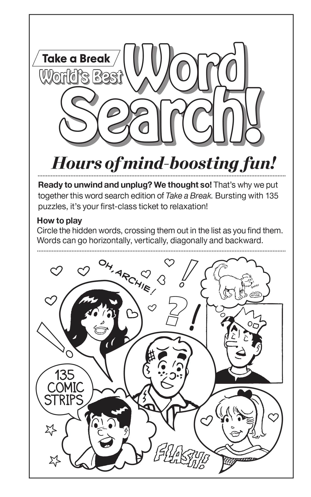 World's Best Puzzle - Word Search 26.01.02: Over 134 Puzzles Starring Archie & Friends, Relax & Unwind, Great For Travel, Brain Booster & More!