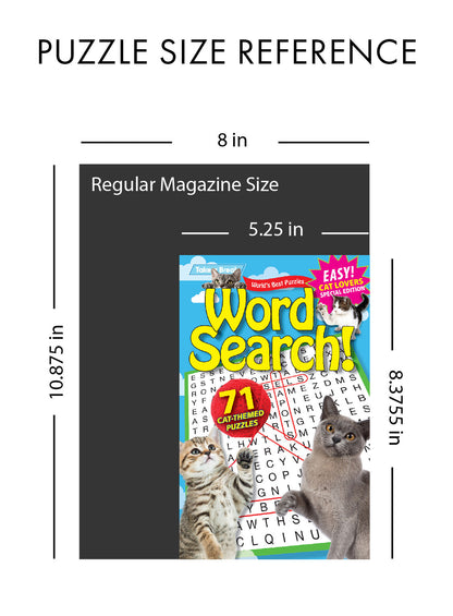 World's Best Puzzle - Word Search 25.08.29: Large Print, 71 Themed Puzzles, Easy To Read, Be Challenged, Relax & Unwind, Sharpen Your Brain & More!