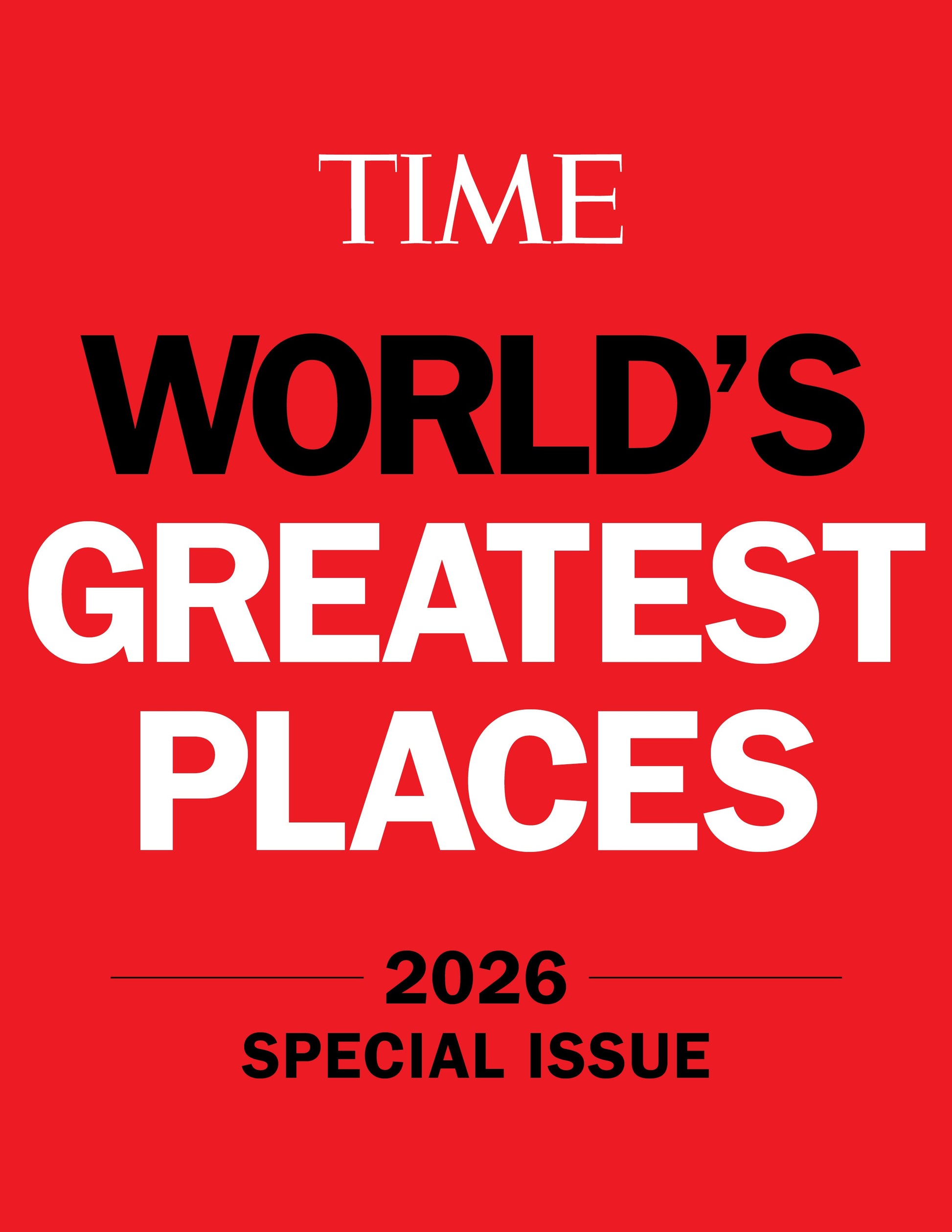 Preorder: TIME Magazine Special Edition: The World's Greatest Places 2026 Bulk Orders