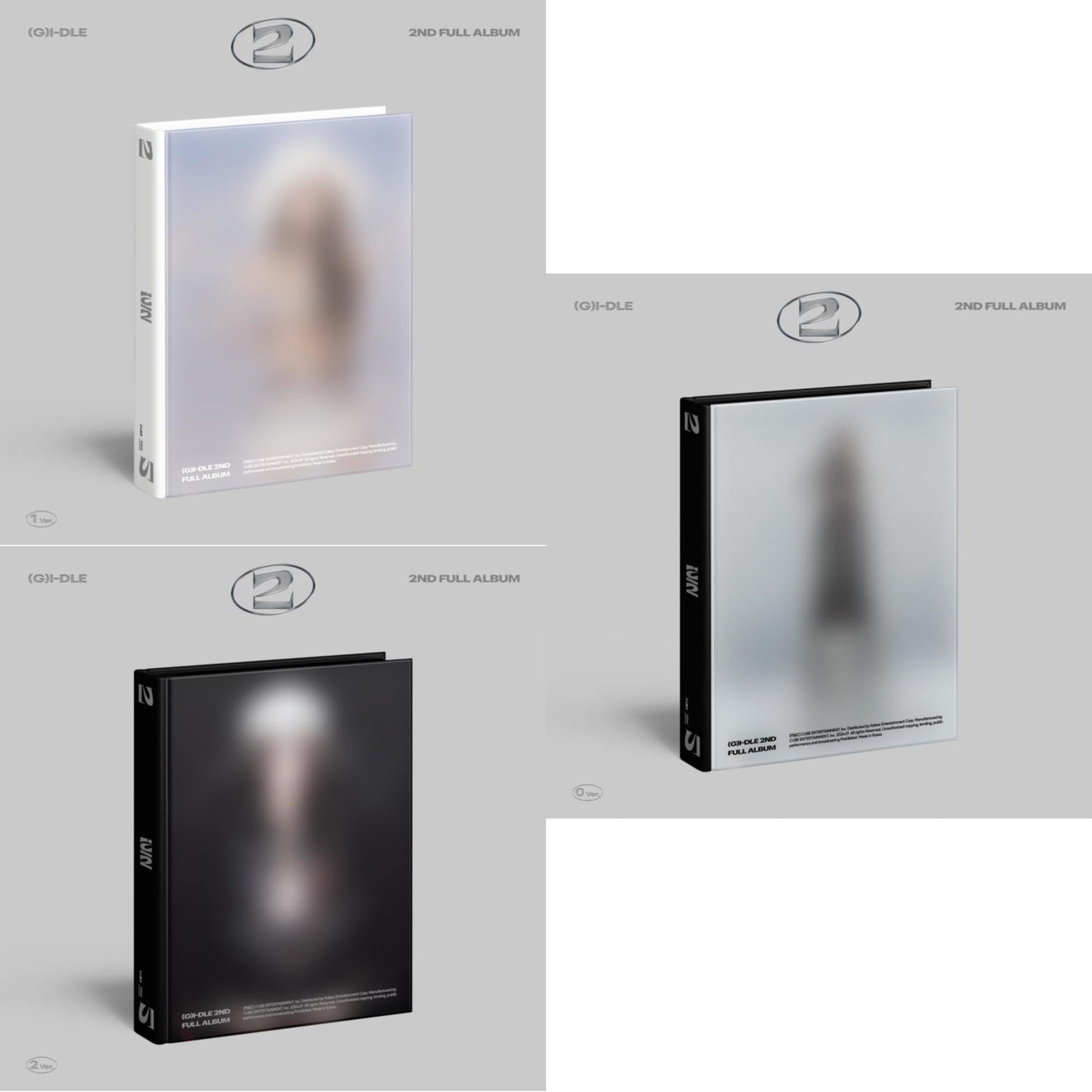 I-Dle - 2 (1 Ver.) & 2 (2 Ver.) & 2 (0 Ver.) - CD Bundle