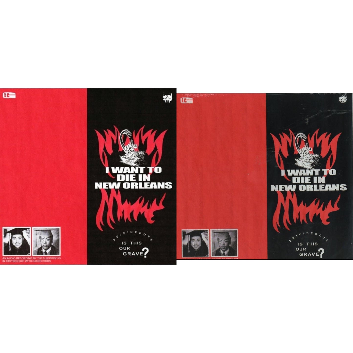 $Uicideboy$ - I Want To Die In New Orleans (Silver LP Vinyl) & I Want To Die In New Orleans (Red/Black LP Vinyl)