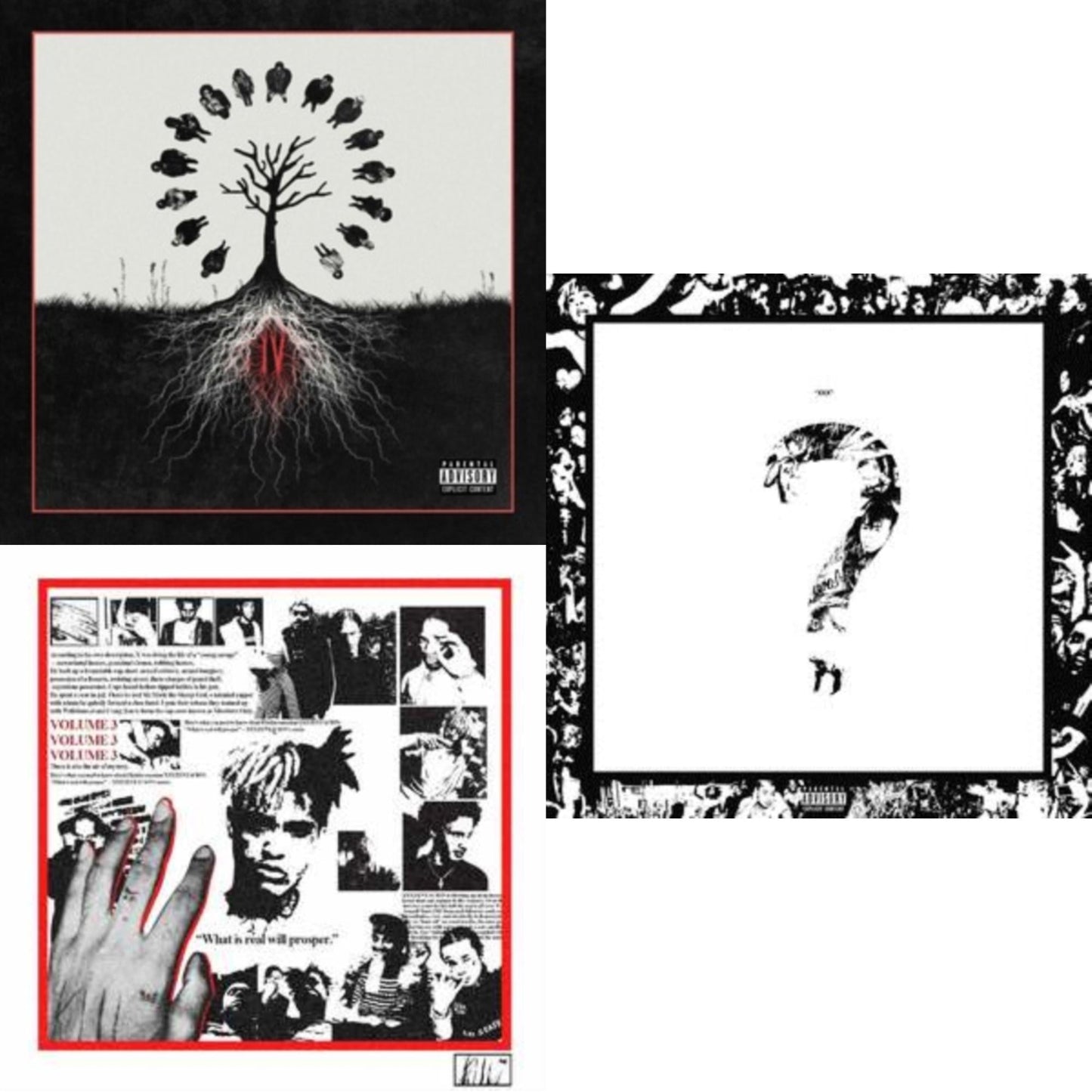 Xxxtentacion - Xxxtentacion Presents: Members Only Vol. 3 (2LP) & Xxxtentacion Presents: Members Only Vol. 4 (2LP) & ?