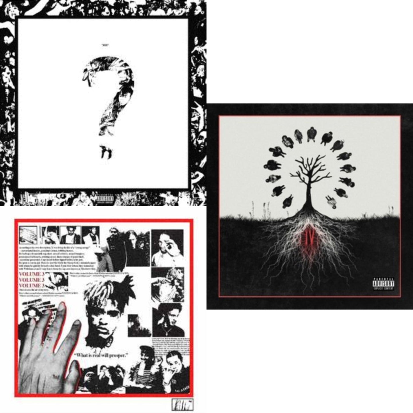Xxxtentacion - Xxxtentacion Presents: Members Only Vol. 3 (2LP) & Xxxtentacion Presents: Members Only Vol. 4 (2LP) & ?