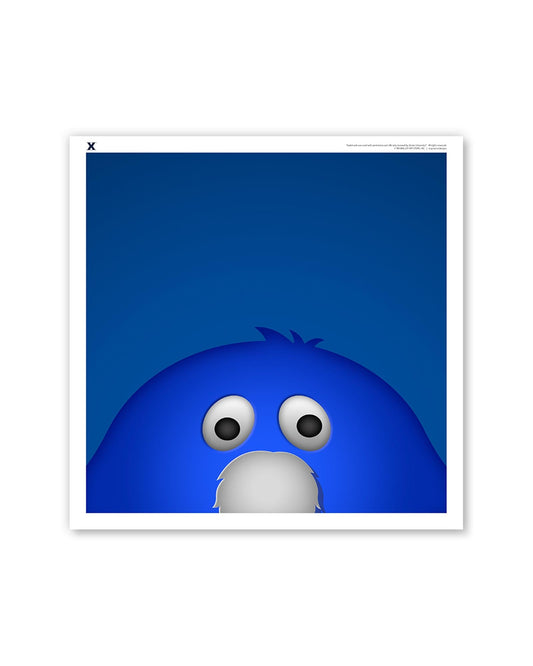 Minimalist Blue Blob