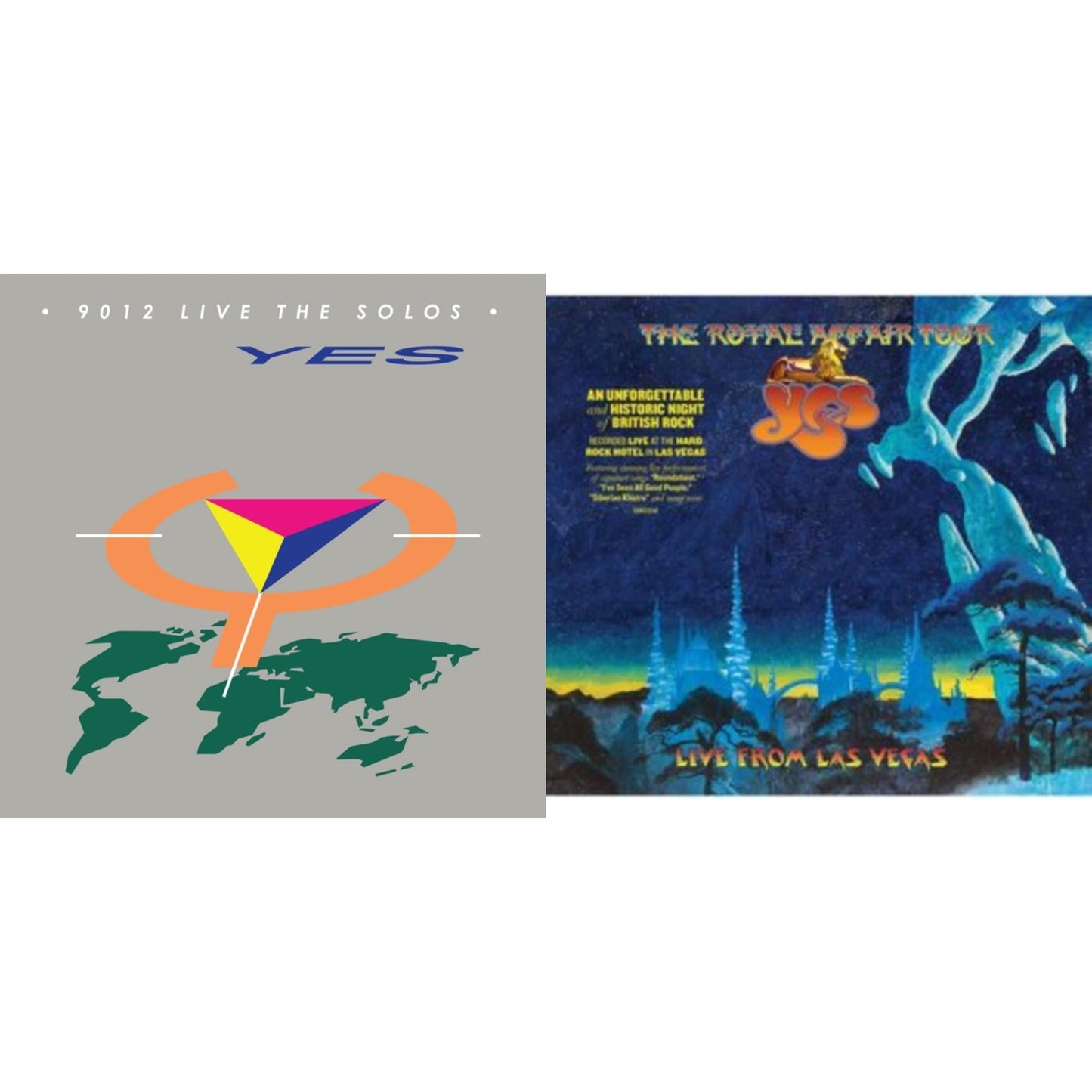 Yes - Royal Affair Tour (Live In Las Vegas) & 9012Live - The Solos (180G/Limited Edition) - LP Vinyl Bundle