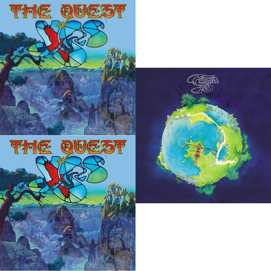 Yes - Quest (2LP/2CD) & Quest (2LP/2CD/Sky Blue Vinyl) (I) & Fragile (Super Deluxe/LP/CD/DVD)
