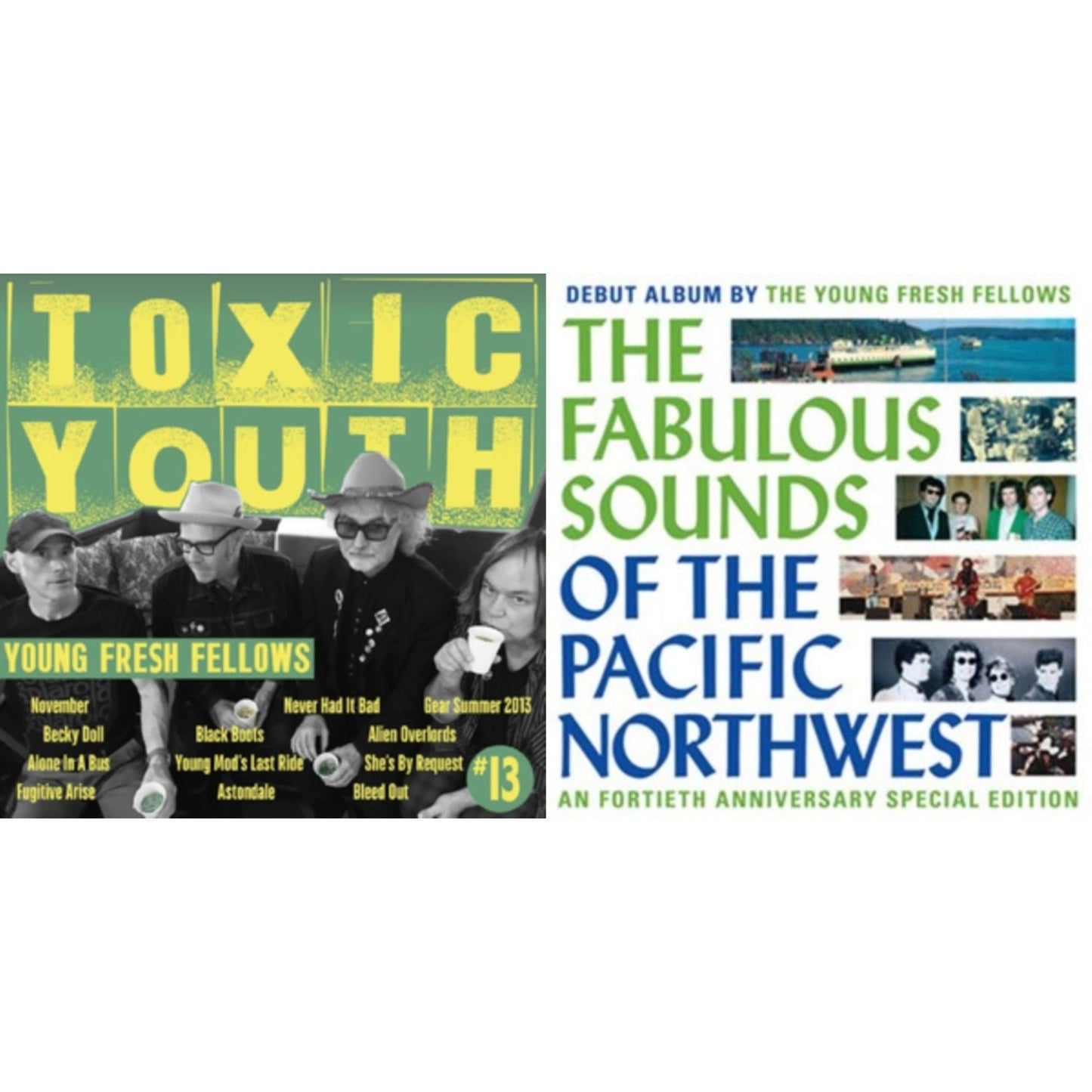 Young Fresh Fellows - Toxic Youth & Fabulous Sounds Of The Pacific Northwest (40Th Anniversary) - LP Vinyl Bundle