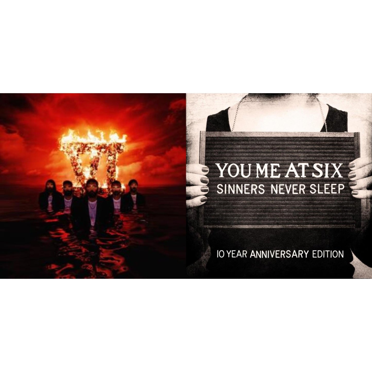 You Me At Six - Truth Decay & Sinners Never Sleep - LP Vinyl Bundle