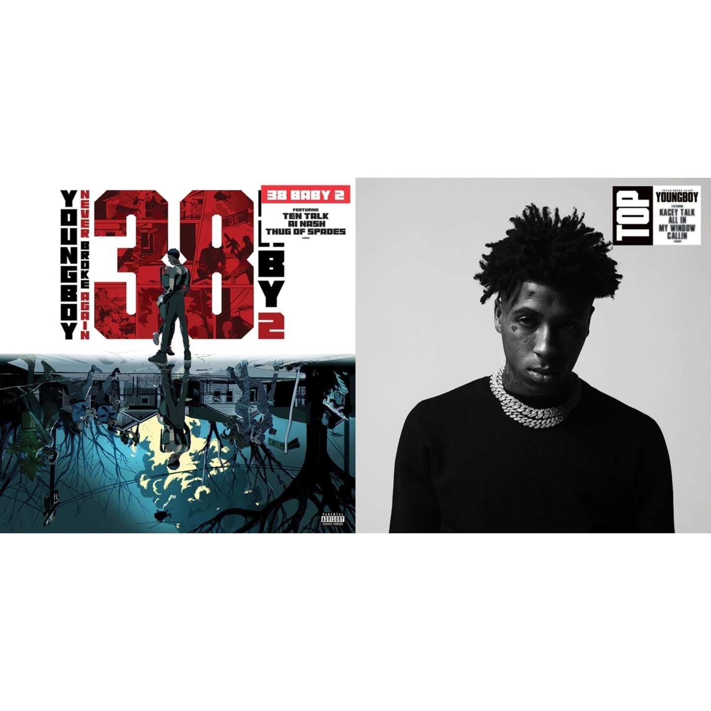 Youngboy Never Broke Again - Top & 38 Baby 2 - LP Vinyl Bundle