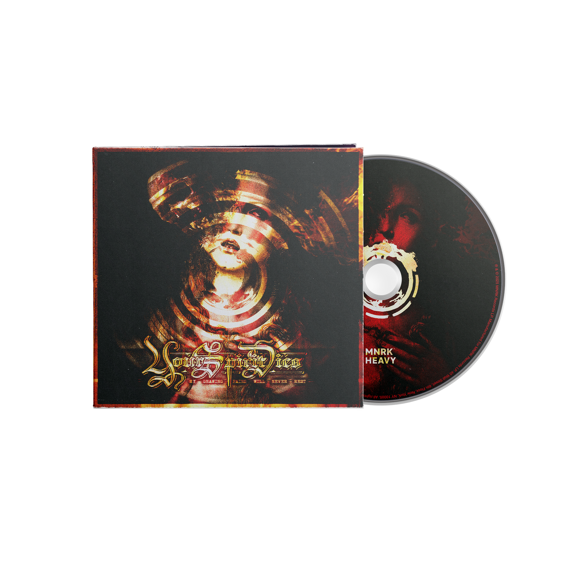 Your Spirit Dies - My Gnawing Pains Will Never Rest Music CD