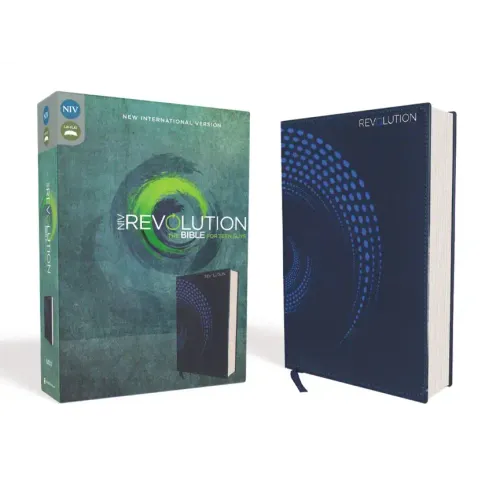 NIV, Revolution Bible, Imitation Leather, Blue: The Bible for Teen Guys
