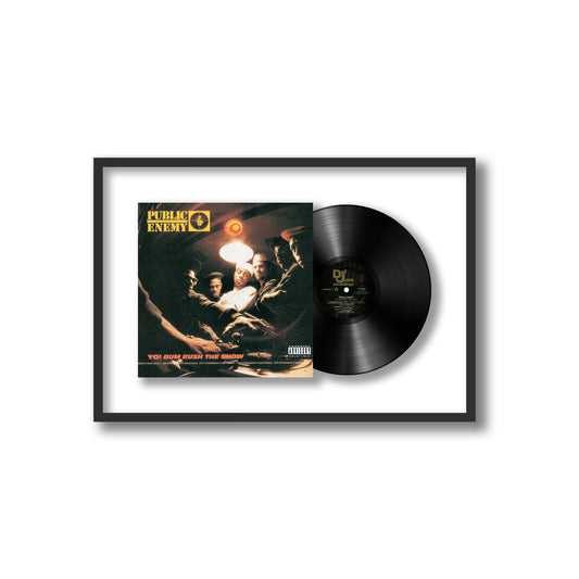 Public Enemy Yo! Bum Rush The Show Framed Vinyl Record
