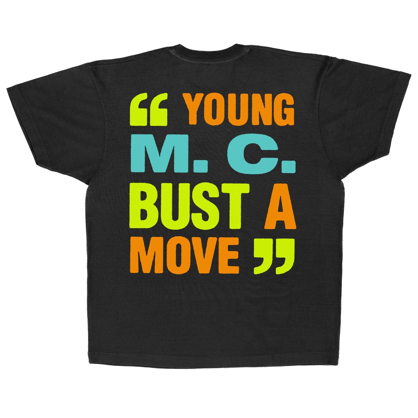 Young MC Manic Mens T Shirt Black Officially Licensed