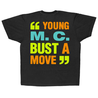 Young MC Manic Mens T Shirt Black Officially Licensed
