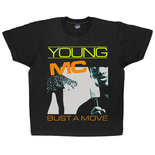 Young MC Manic Mens T Shirt Black Officially Licensed