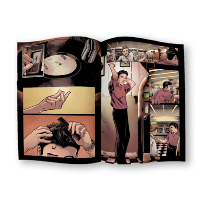 Elvis Presley The Official Graphic Novel SIGNED Super Deluxe Edition Book Vinyl Record
