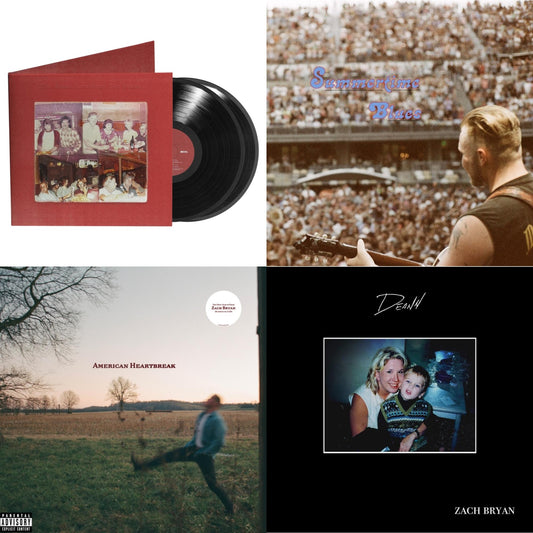 Zach Bryan - Great American Bar Scene (2LP) & Summertime Blues & American Heartbreak & Deann