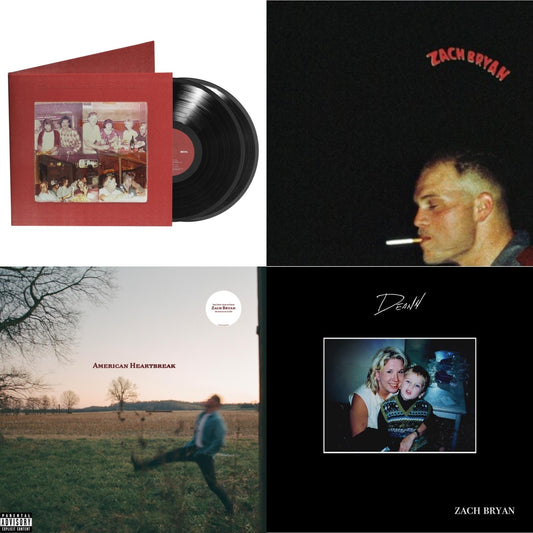 Zach Bryan - Great American Bar Scene (2LP) & Zach Bryan (2LP) & American Heartbreak & Deann
