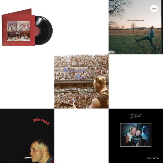Zach Bryan - Great American Bar Scene (2LP) & Zach Bryan (2LP) & Summertime Blues & American Heartbreak & Deann