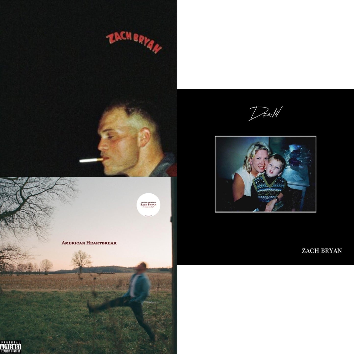 Zach Bryan - Zach Bryan (2LP) & American Heartbreak & Deann