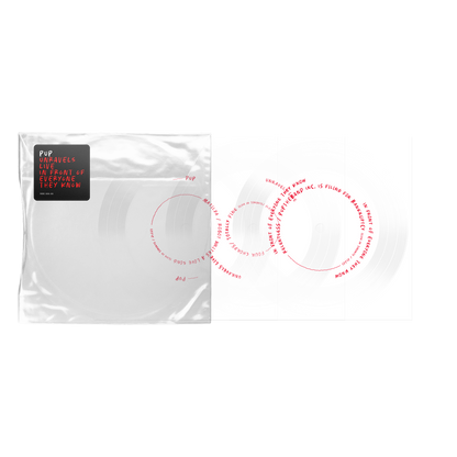 PUP 'PUP Unravels Live In Front Of Everyone They Know' Disc (3 Piece Flexi Disc) Vinyl Record