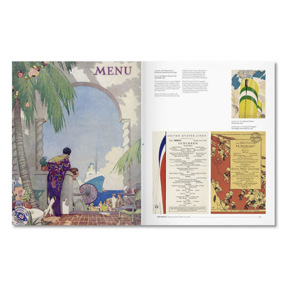 Menu Design in America (German, French, English) Book