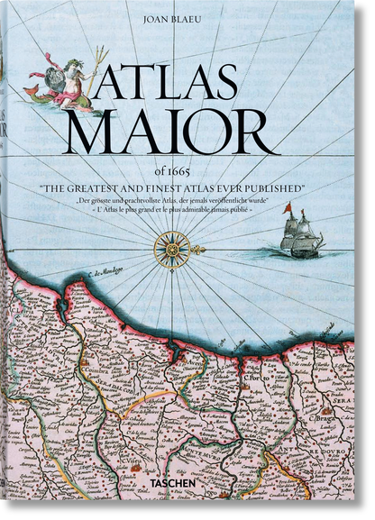 Joan Blaeu. Atlas Maior of 1665 (German, French, English) Book