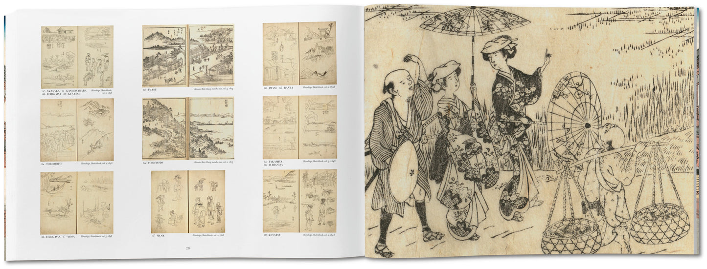 Hiroshige & Eisen. The Sixty-Nine Stations along the Kisokaido (German, French, English) Book