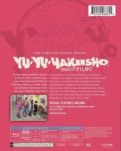 Yu Yu Hakusho: Season Four - Limited Edition Steelbook (Blu-ray + Digital)