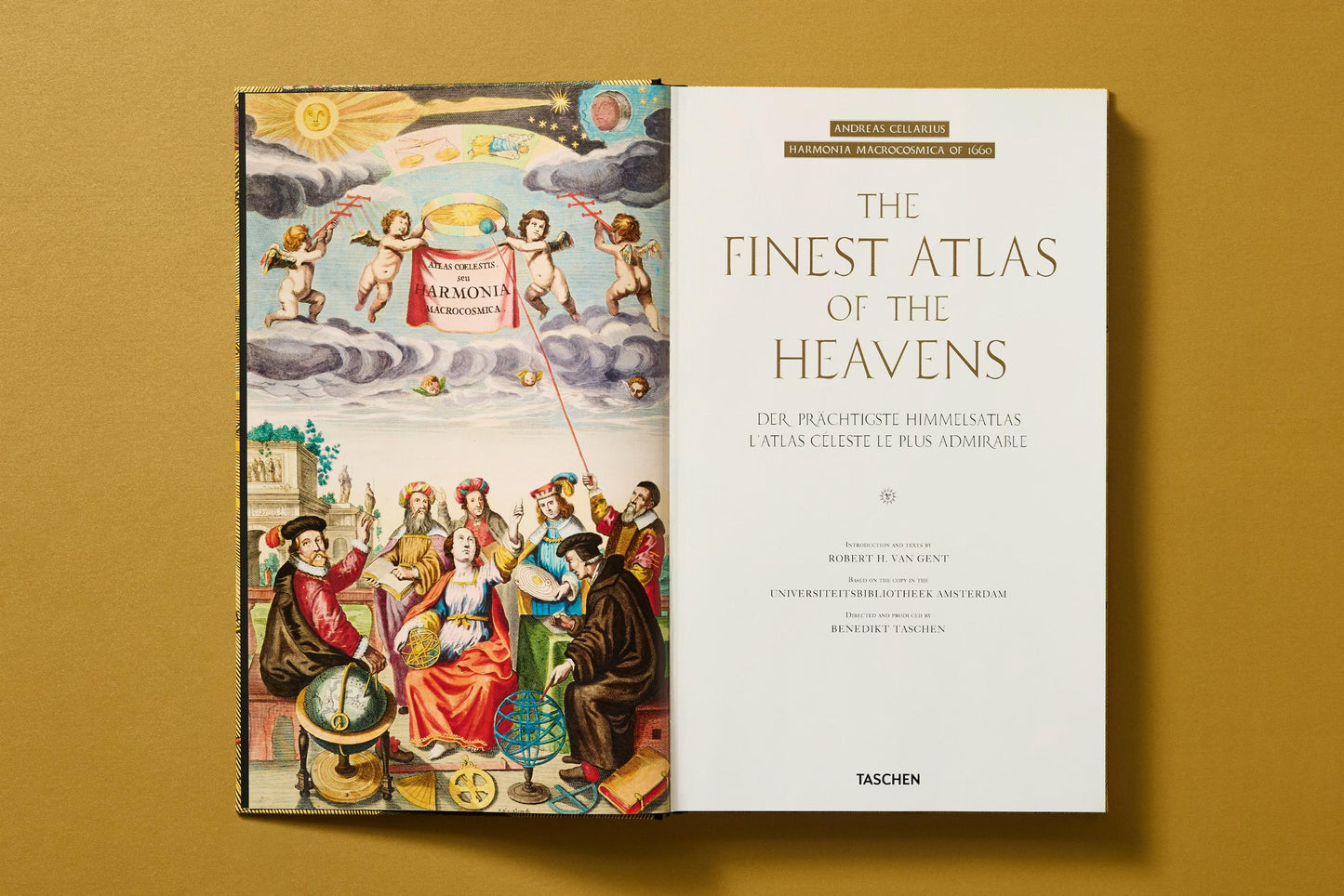 Cellarius Atlas (German, French, English) Book