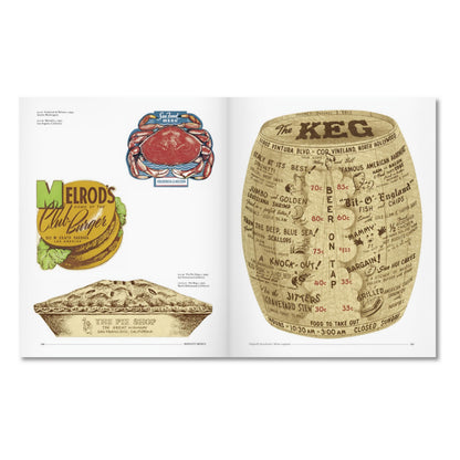 Menu Design in America (German, French, English) Book