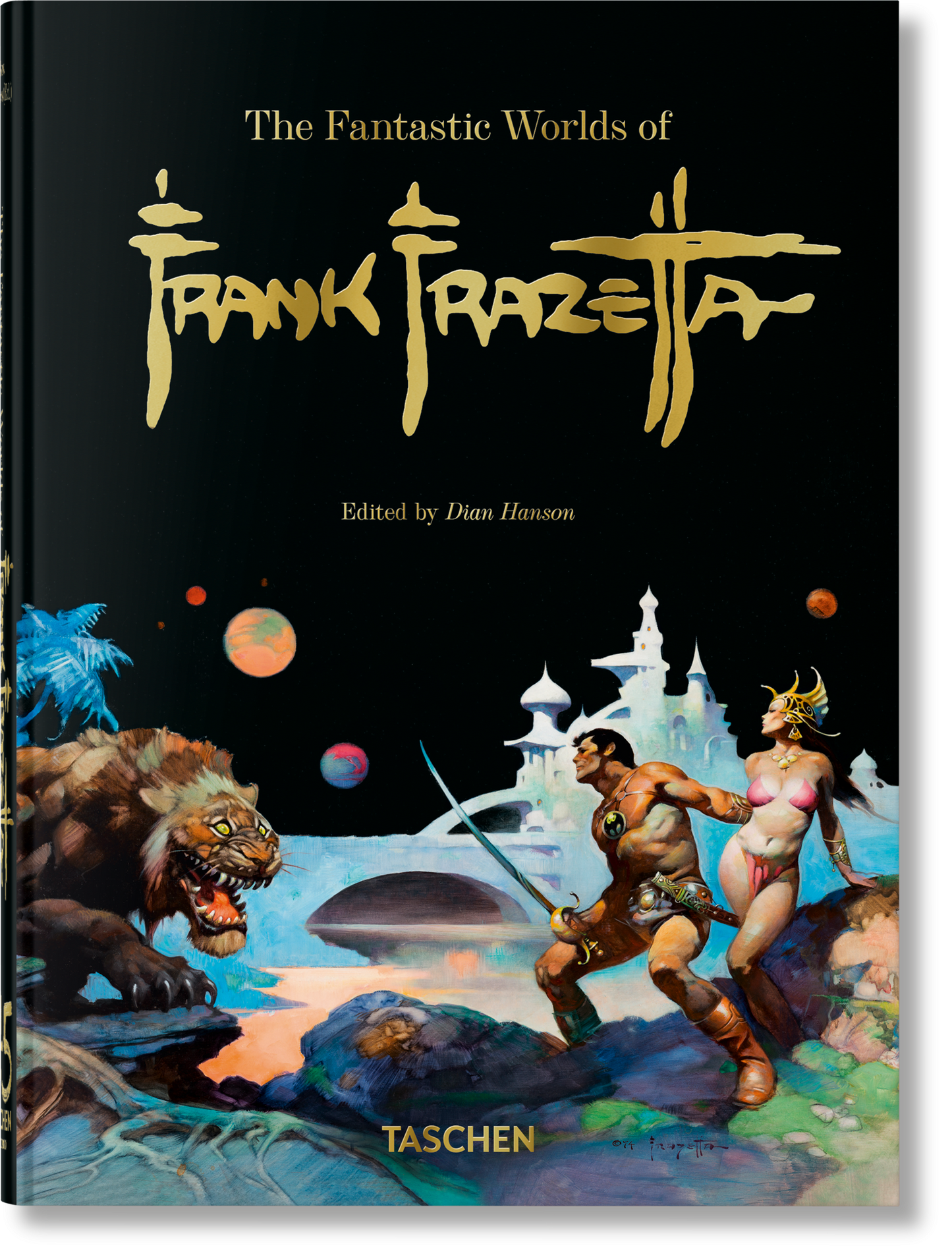 The Fantastic Worlds of Frank Frazetta. 45th Ed. (German, French, English) Book