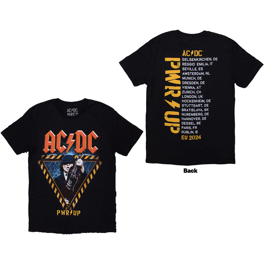 AC/DC Angus Triangle PWR-UP EU Tour '27 [T-Shirt] Officially Licensed