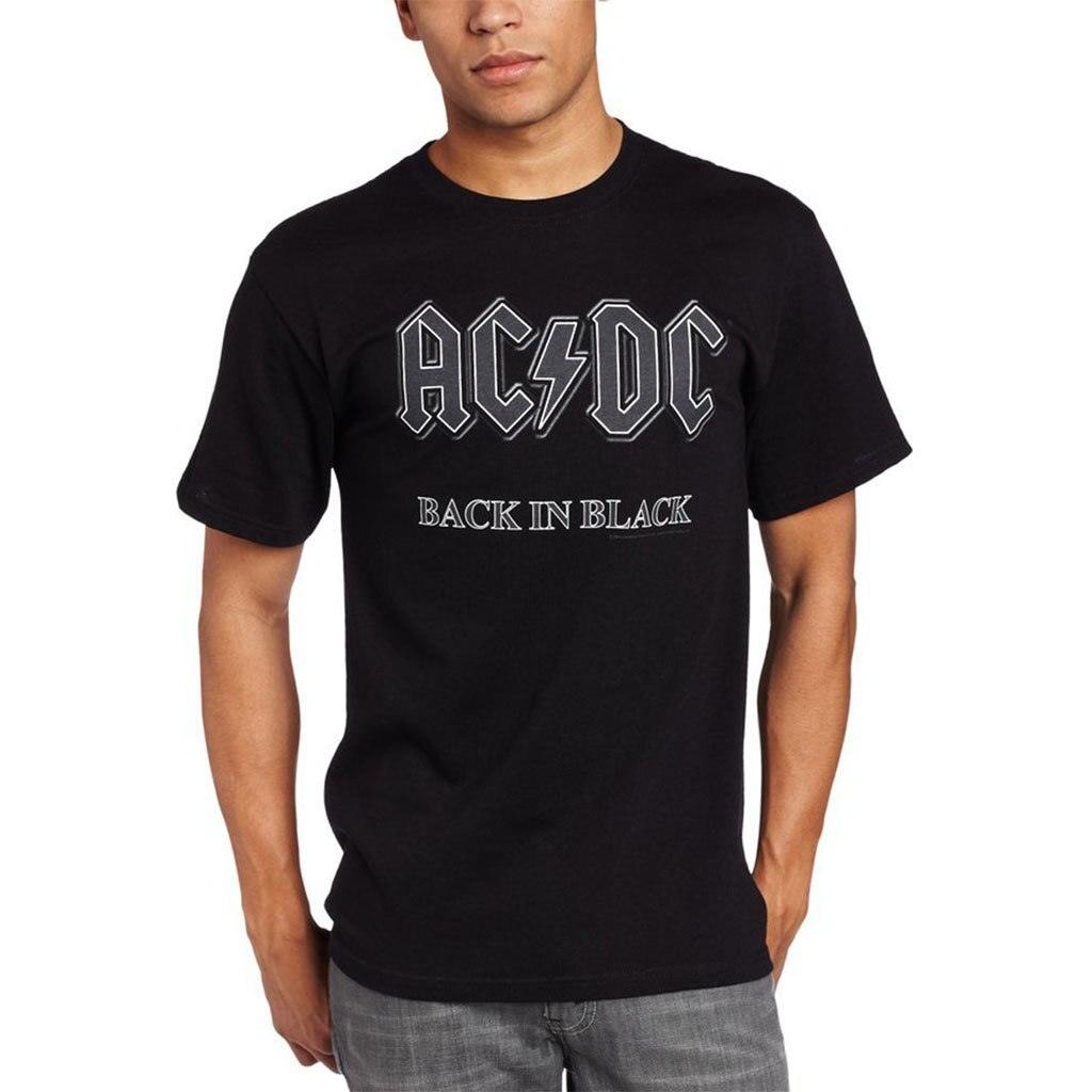 AC/DC Back in Black Adult T Shirt Black
