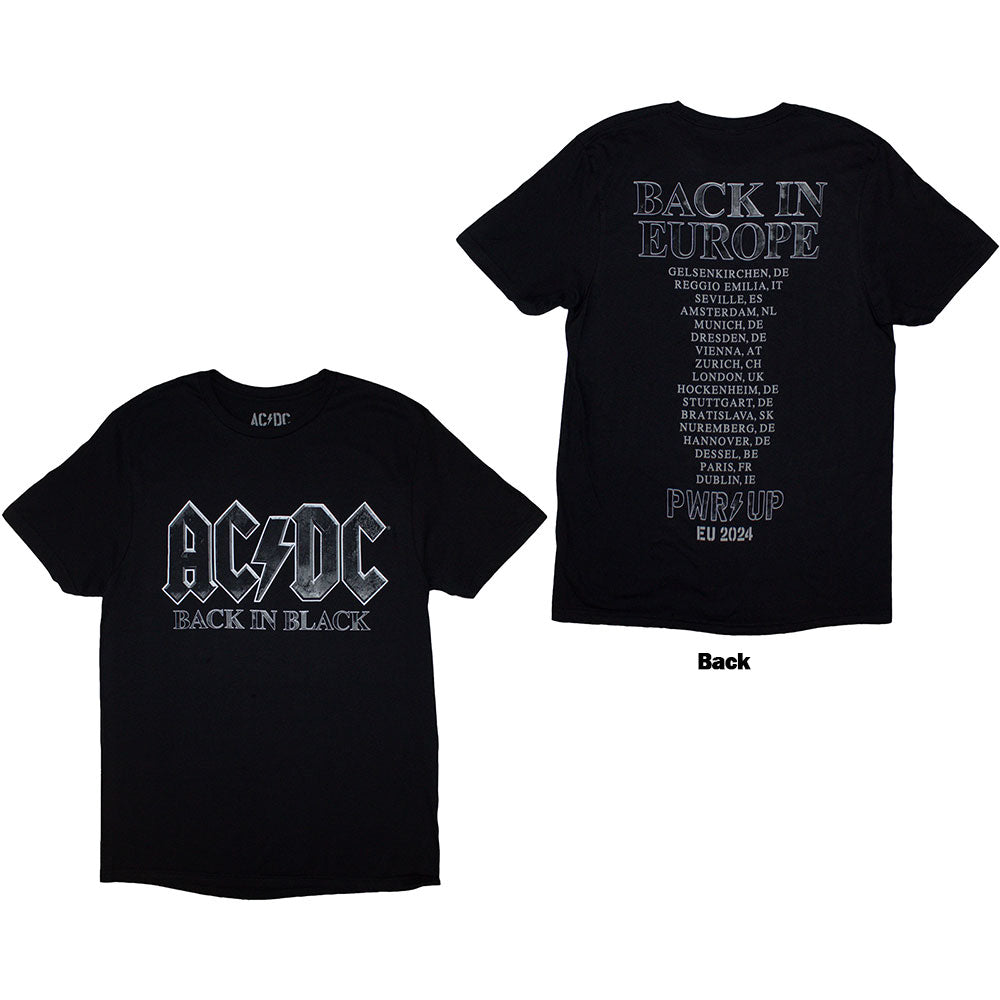 AC/DC Back In Black PWR-UP EU Tour '24 [T-Shirt] Officially Licensed