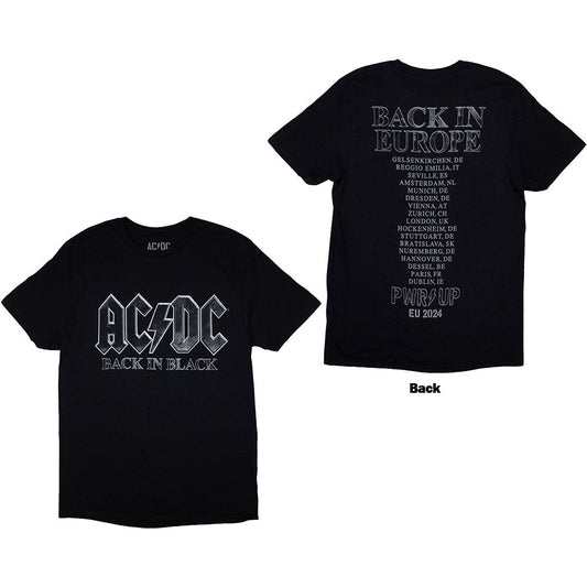 AC/DC Back In Black PWR-UP EU Tour '24 [T-Shirt] Officially Licensed