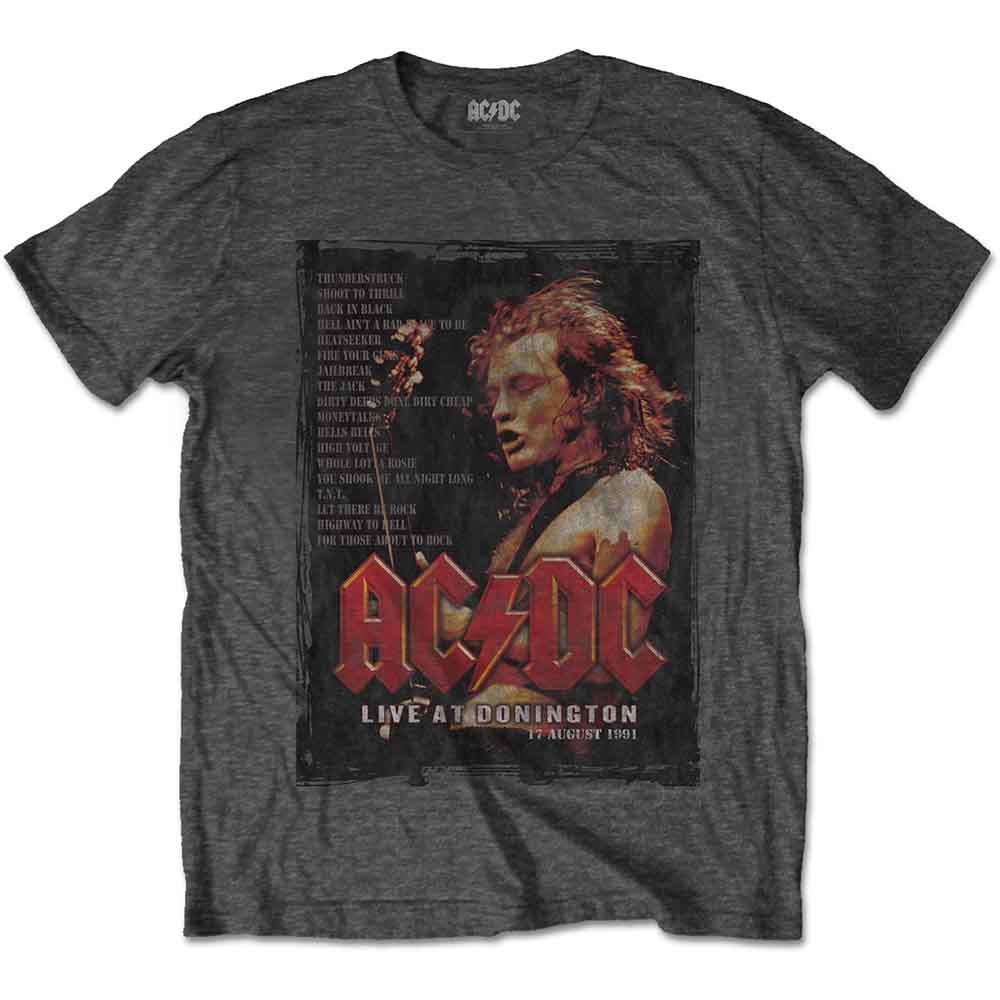 AC/DC Donington Set Mens T Shirt Officially Licensed