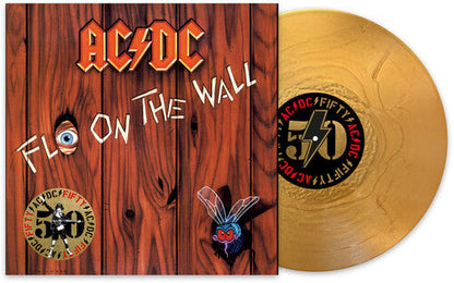 AC/DC - Fly On The Wall (50th Anniversary Edition, Gold Color Vinyl) Vinyl Record