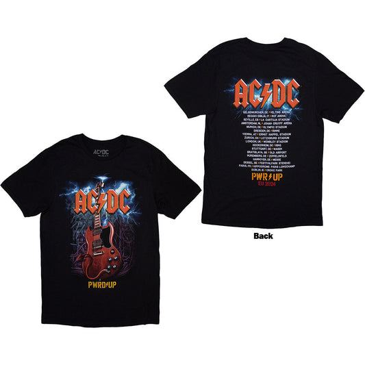 AC/DC Guitar PWR-UP EU Tour '24 [T-Shirt] Officially Licensed