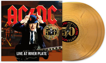 AC/DC - Live At River Plate (50th Anniversary Edition, Gold Color Vinyl) (3 Lp) Vinyl Record