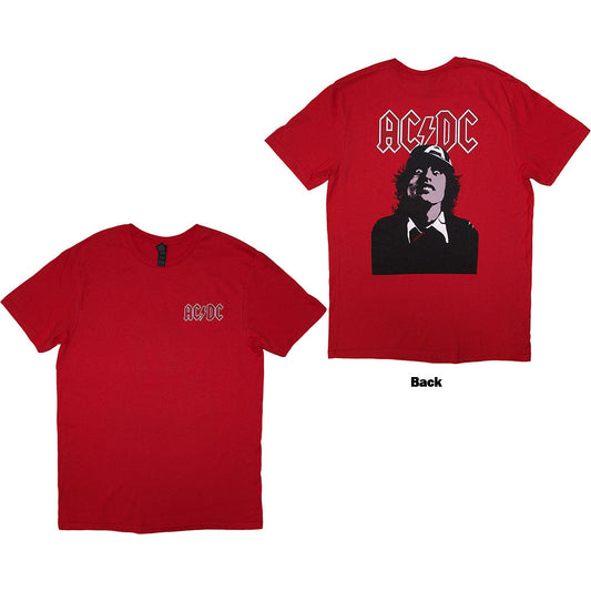 AC/DC Mini Logo / Lock Up Your Daughters Mens T Shirt Officially Licensed