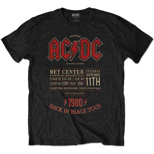 AC/DC Minnesota '80 [T-Shirt] Officially Licensed