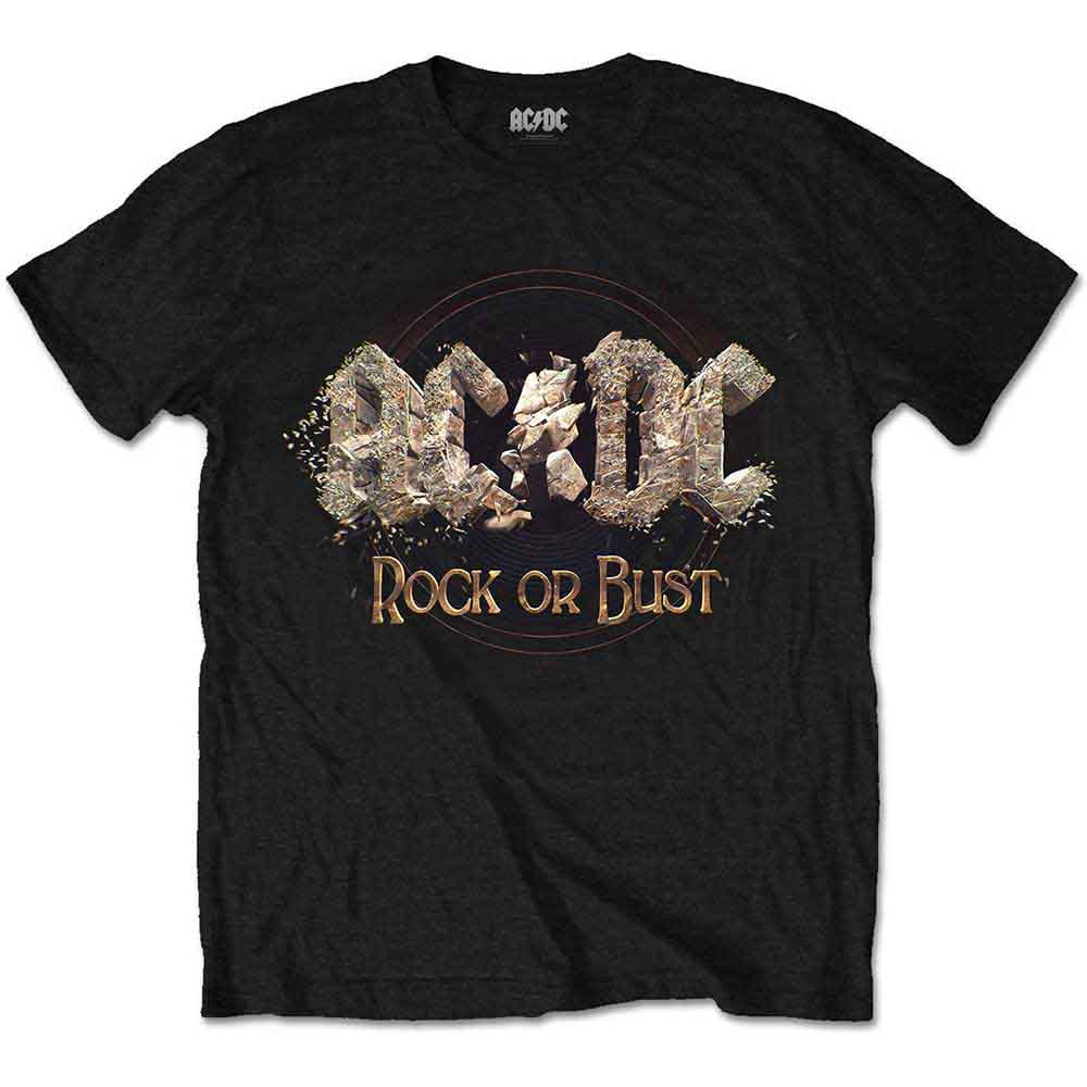 AC/DC Rock or Bust Mens T Shirt Officially Licensed