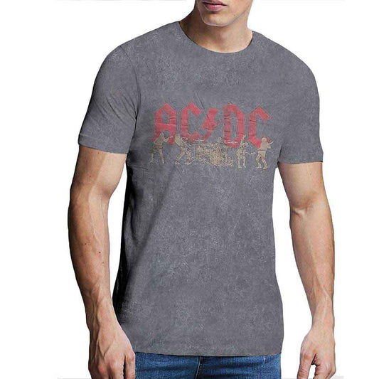 AC/DC Vintage Silhouettes [T-Shirt] Officially Licensed
