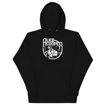 Alice Cooper Lounging Mens Officially Licensed Hoodie Black