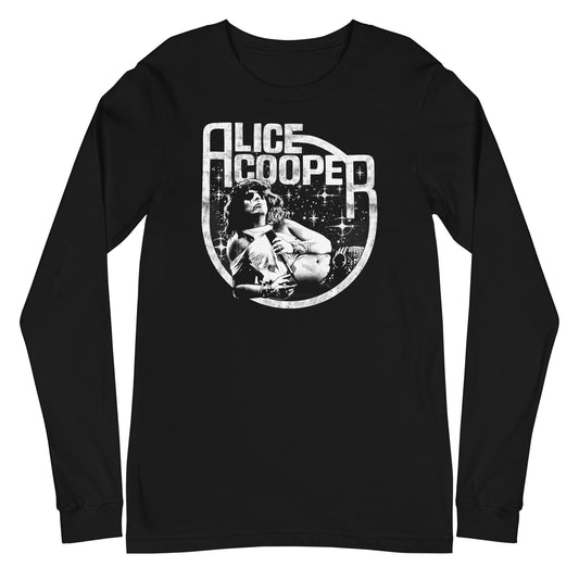 Alice Cooper Lounging Mens Long Sleeve T Shirt Black