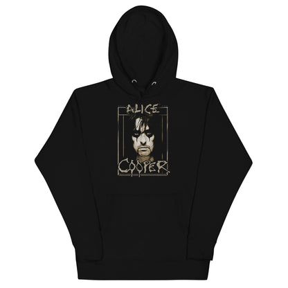 Alice Cooper Dripping Mens Officially Licensed Hoodie Black