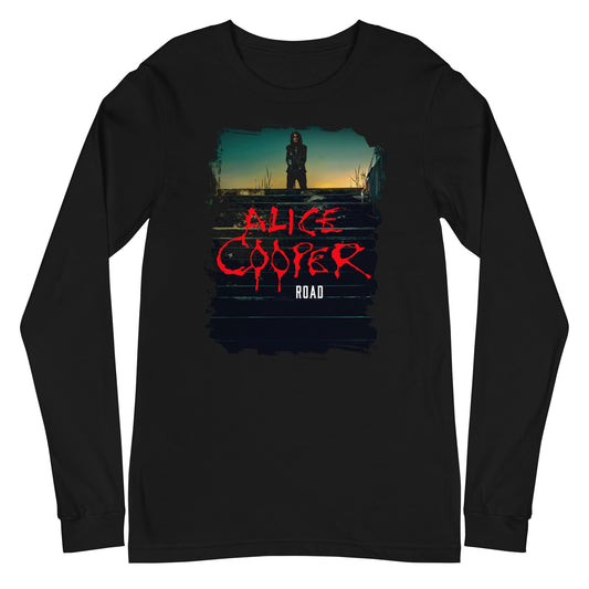 Alice Cooper Road Mens Long Sleeve T Shirt Black