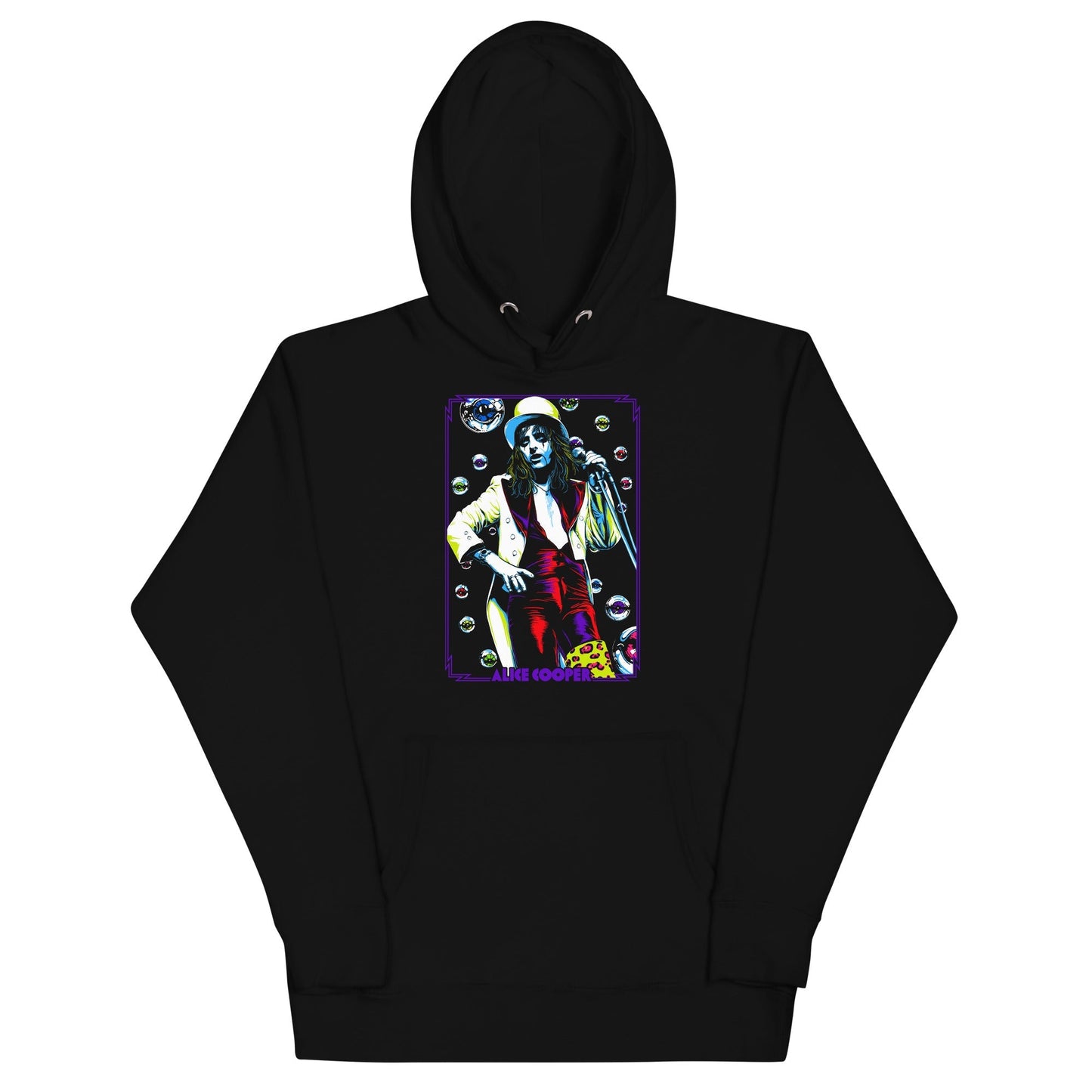 Alice Cooper Bubbles Mens Hoodie Black